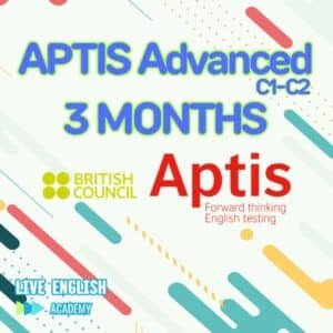 APTIS Advanced – 3 Meses (C1–C2)