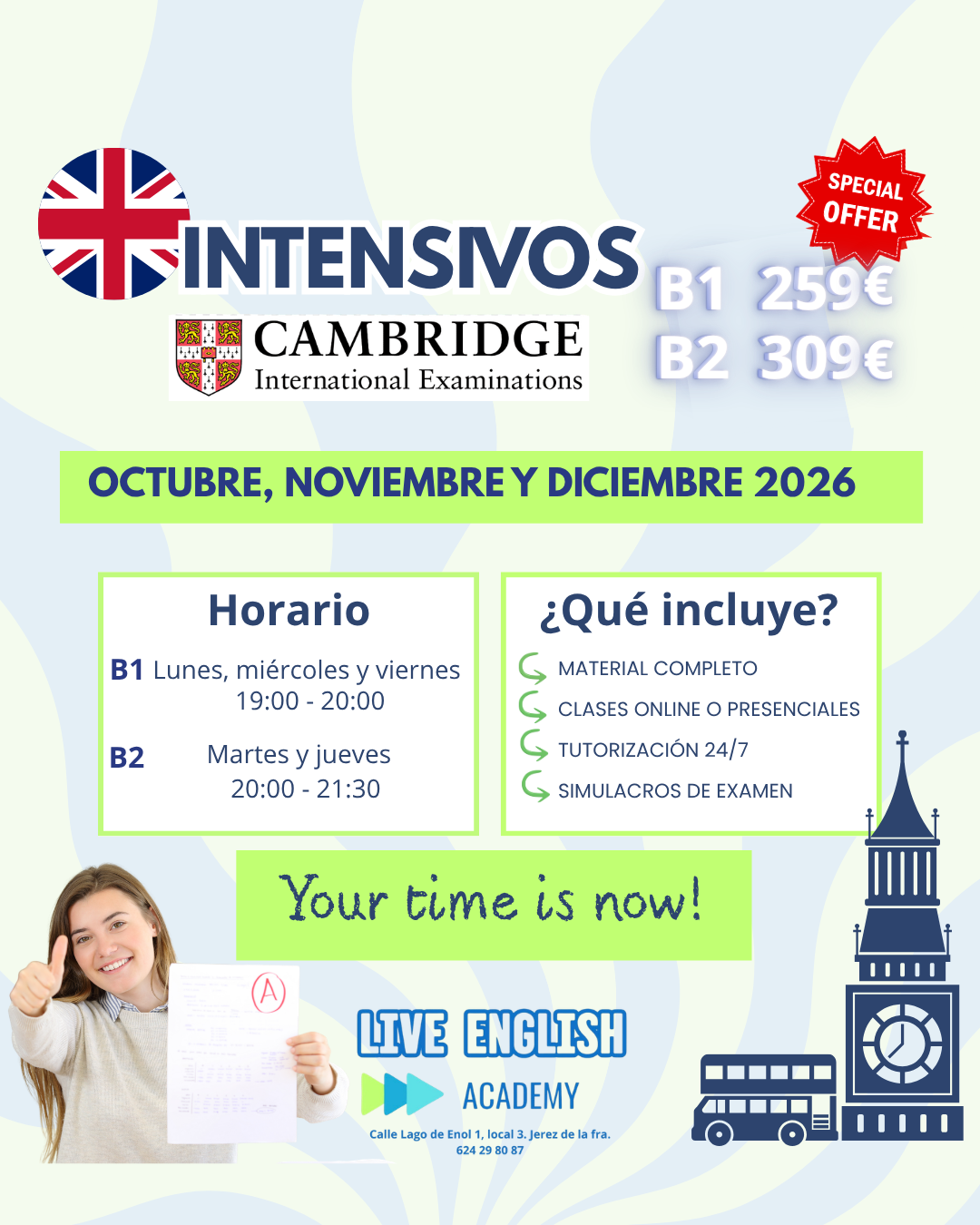 Intensivos Cambridge B1 y B2